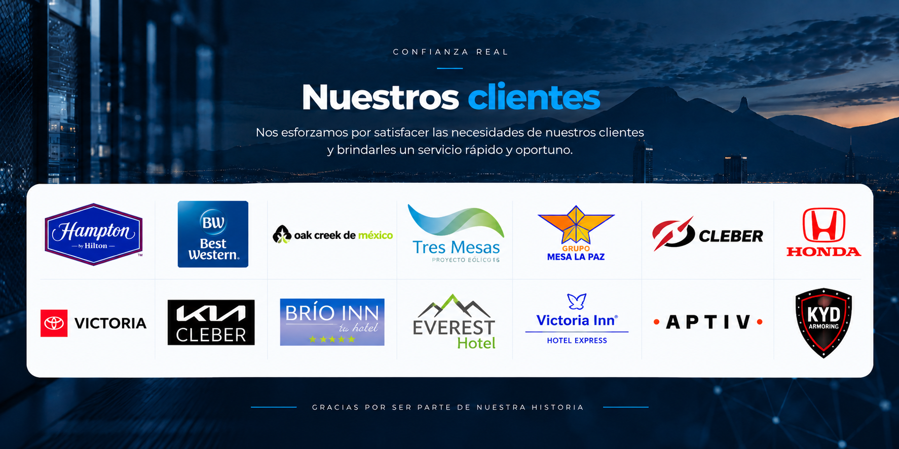 Empresas que confían en nosotros